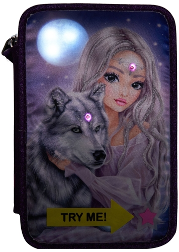 Картинка Пенал с наполнением и подсветкой Волк Fantasy Model Wolf 0410849 4010070443047 фото 8