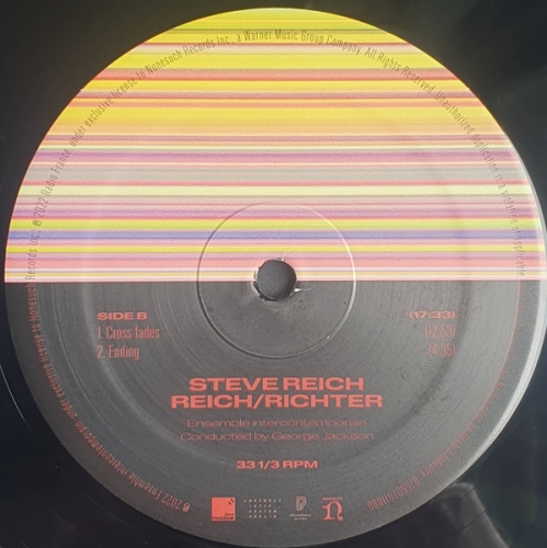 Картинка Steve Reich Reich Richter Ensemble intercontemporain George Jackson (LP) Nonesuch 401577 075597911886 фото 5