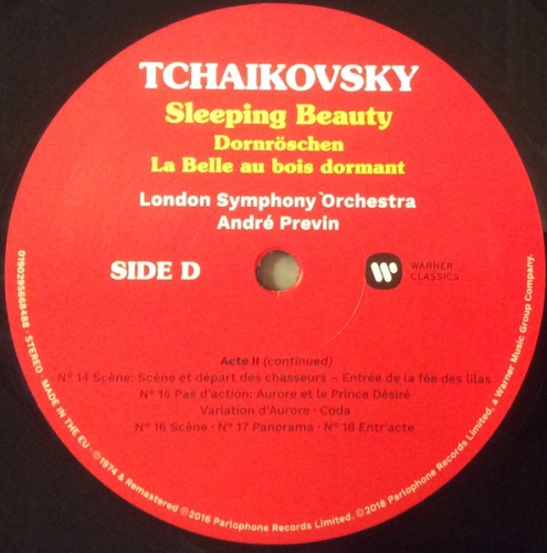 Картинка Tchaikovsky Sleeping Beauty Andre Previn (3LP) Warner Classics 395641 190295668488 фото 5