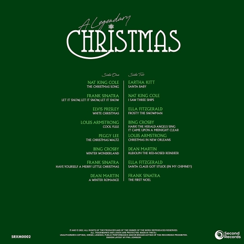 Картинка A Legendary Christmas Vol 2 The Green Collection (Black Vinyl) (LP) Second Records 401530 9003829988086 фото 2