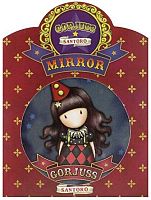 Картинка Зеркальце карманное компактное маленькое 65 Х 65 мм Gorjuss Circus Harlequin Санторо для девочек Santoro London SL841GJ04 5018997627501