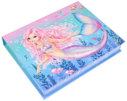 Картинка Набор для письма в шкатулке для девочек Fantasy Model Mermaid Русалка Топ модель Карандаши, скрепки, бумага для заметок 0411041 4010070449650