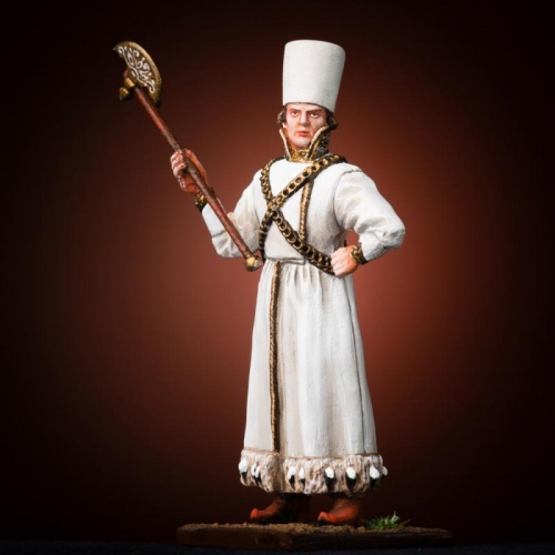 Картинка Оловянная миниатюра Рында - телохранитель государев XVII век Балтийская коллекция солдатиков ПР-4-01 2424680007063 фото 2
