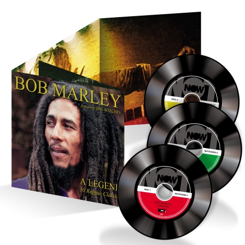 Картинка Bob Marley Featuring The Wailers A Legend 50 Reggae Classics (3CD) NotNowMusic 397983 5060143490026 фото 2