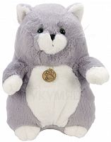 Картинка Игрушка мягкая Толстый кот 33 см (серый) Lapkin AT365237 4627093652372