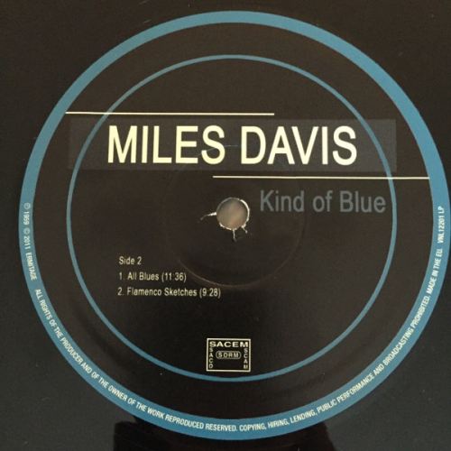 Картинка Miles Davis Kind Of Blue Clear Vinyl (LP) Ermitage 401402 8032979642013 фото 4