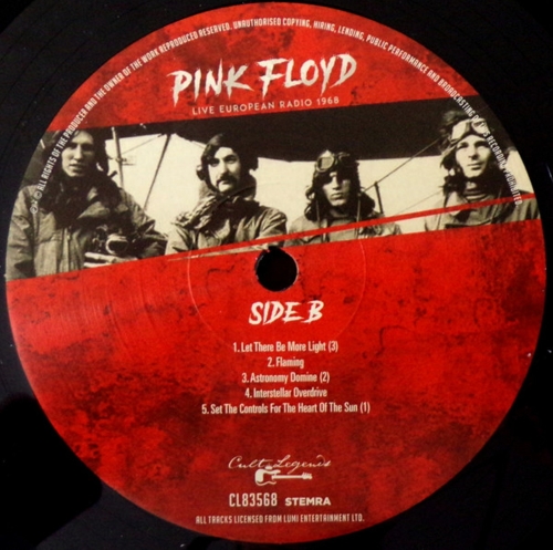 Картинка Pink Floyd Live European Radio 1968 (LP) Cult Legends Music 402037 8717662583568 фото 5
