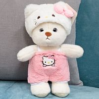 Картинка Мягкая игрушка Мишка в пижаме Hello Kitty 35 см ТО-МА-ТО DL504017602P 4660185253217