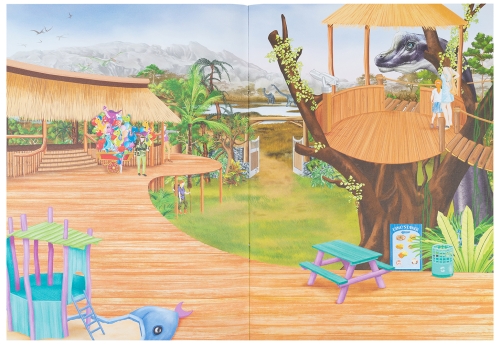 Картинка Альбом с наклейками Создай Динопарк Creative Studio Create Your Dino Zoo 0411400 4010070569204 фото 7
