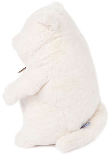 Картинка Игрушка мягкая Толстый кот 33 см (белый) Lapkin AT365249 4627093652495 фото 3
