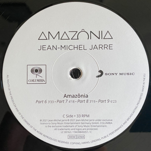 Картинка Jean-Michel Jarre Amazonia (2LP) Sony Music 401163 194398450513 фото 6