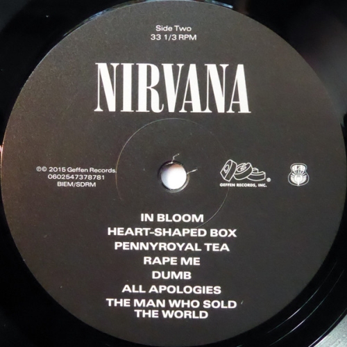 Картинка Nirvana Nirvana (LP) Geffen Records Music 399846 602547378781 фото 4