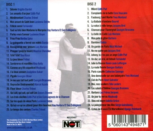 Картинка Souvenirs De Paris 50 Grands Succes Francais Various Artists (2CD) NotNowMusic 398633 5060143494871 фото 2