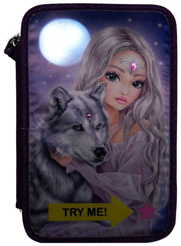 Картинка Пенал с наполнением и подсветкой Волк Fantasy Model Wolf 0410849 4010070443047 фото 7