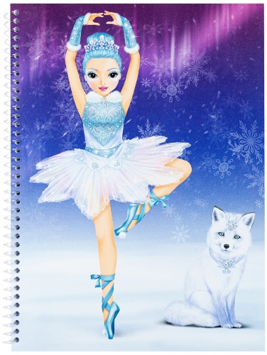 Картинка Альбом для раскрашивания Fantasy Model Балерина 0411051/0011051 4010070450182 фото 11