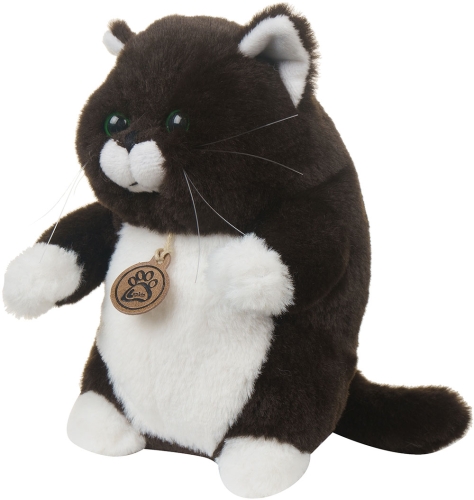 Картинка Игрушка мягкая Толстый кот 20 см (горький шоколад) Lapkin AT365258 4627093652587 фото 3