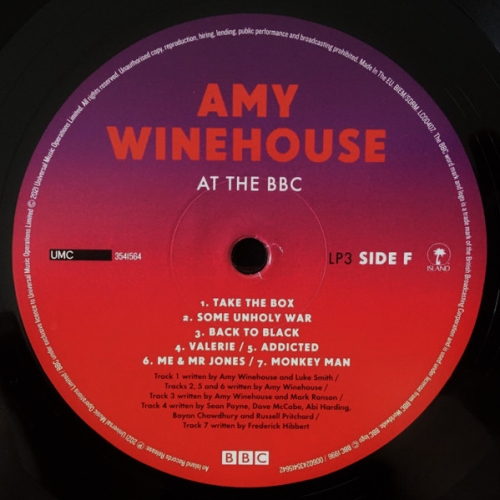 Картинка Amy Winehouse At The BBС (3LP) Universal Music 401602 602435415604 фото 8
