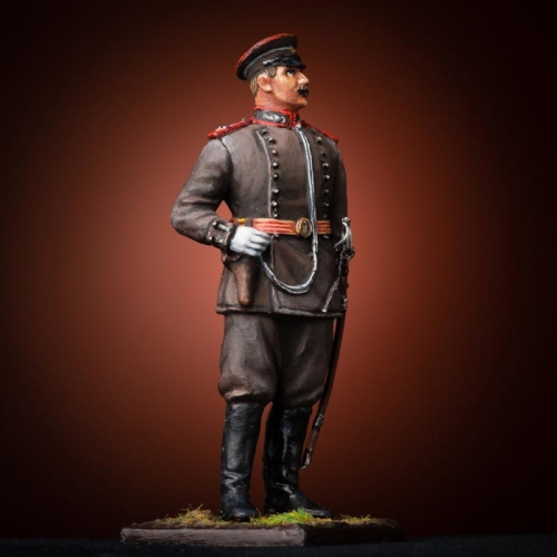 Картинка Оловянная миниатюра Обер-офицер речной полиции 1914 год Балтийская коллекция солдатиков ПР-22-01 2424680007124 фото 2