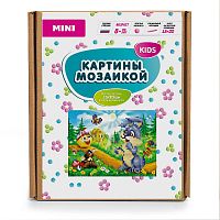 Картинка Картина-открытка Алмазная мозаика Колобок 15х20 (18 цветов) KM0076/1 4660011876504