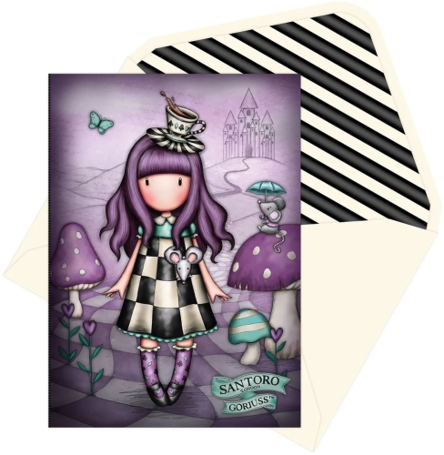 Картинка Набор конвертов и открыток для переписки Gorjuss Wonderland Finding My Way Санторо для девочек SL1094GJ01 5018997634370 фото 5