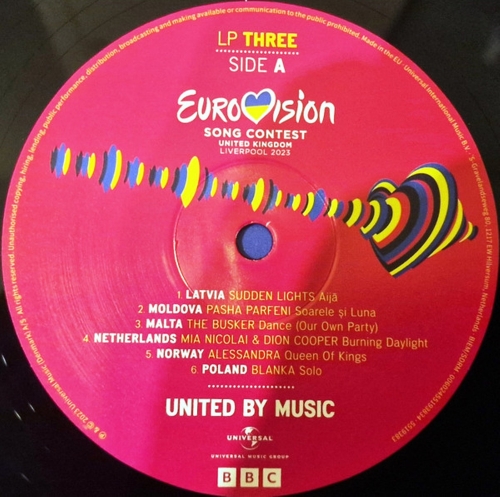 Картинка Eurovision Song Contest Liverpool 2023 (3LP) Universal Music 401961 602455188816 фото 7