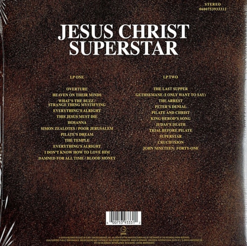 Картинка Jesus Christ Superstar Soundtrack (2LP) Geffen Records Music 400481 600753933312 фото 4