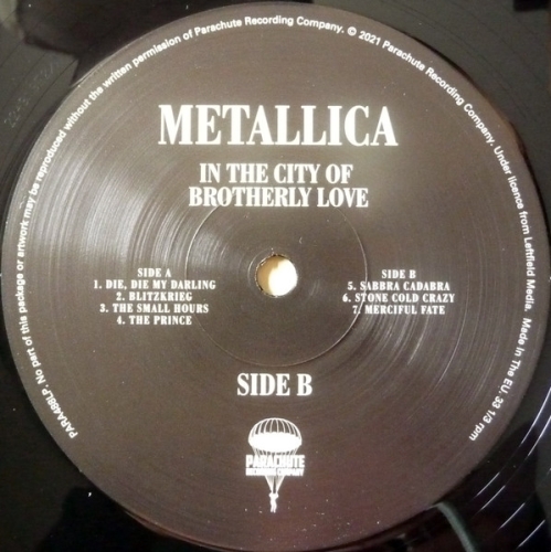Картинка Metallica In The City Of Brotherly Love (2LP) Parachute 401380 803341533097 фото 7