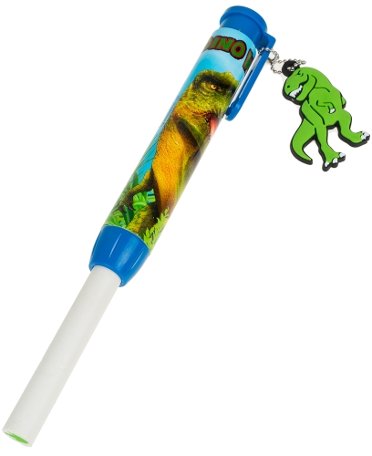 Картинка Ластик в форме ручки Dino World с подвеской Динозавр 043988/синий 2424680004734 фото 3