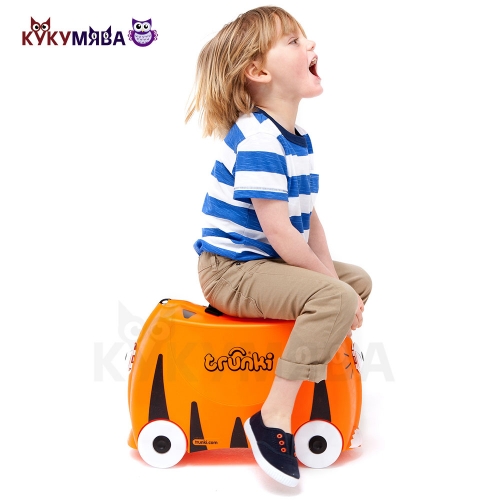 Картинка Детский чемодан Тигр Типу на колесиках Trunki 0085-WL01-P1 5055192200085 фото 6