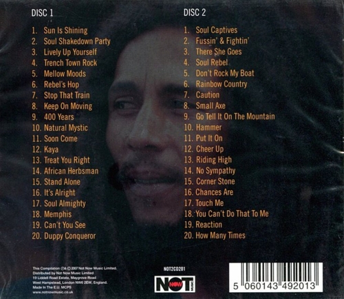 Картинка Bob Marley & The Wailers Mellow Moods (2CD) NotNowMusic 400993 5060143492013 фото 2