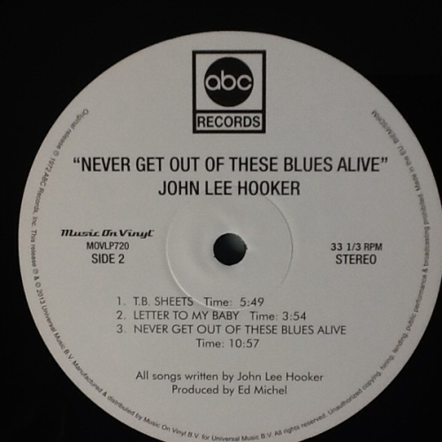 Картинка John Lee Hooker Never Get Out Of These Blues Alive (LP) MusicOnVinyl 401670 600753415160 фото 7