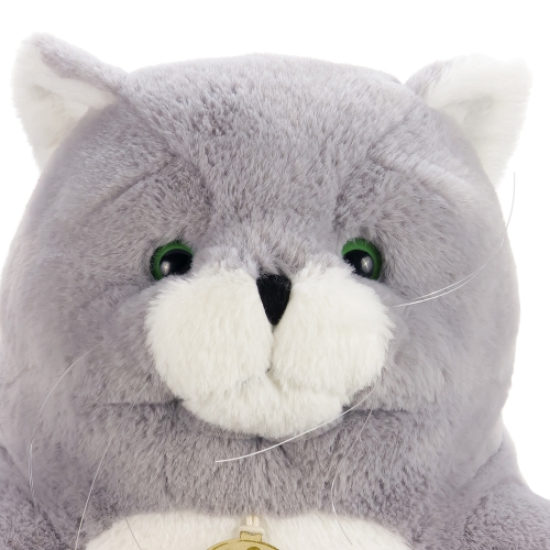 Картинка Игрушка мягкая Толстый кот 39 см (серый) Lapkin AT365238 4627093652389 фото 3