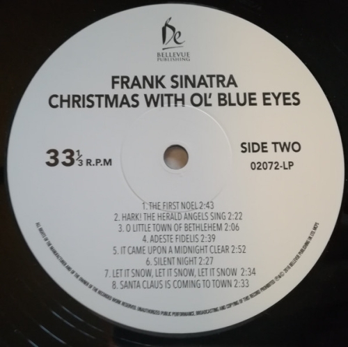 Картинка Frank Sinatra Christmas With Ol' Blue Eyes (LP) Bellevue (Marathon) 401799 5711053020727 фото 3