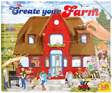 Картинка Альбом для творчества с наклейками Creative Studio Create Your Farm Создай свою ферму 045416 4010070342081