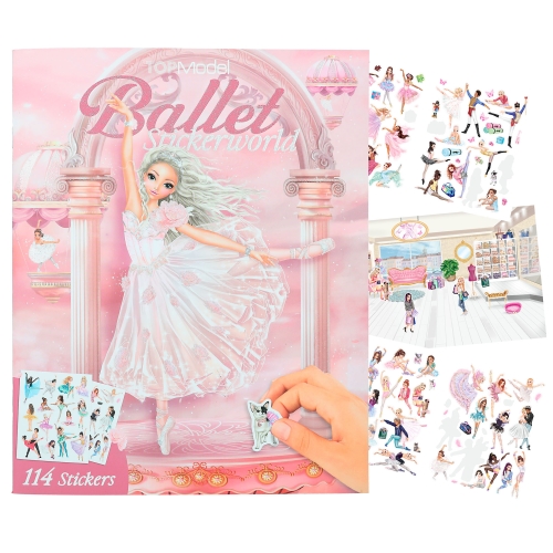 Картинка Альбом для творчества с наклейками TOPModel Ballet Stickerworld Балет стикеры Топ модель Балерина 0412123 4010070631444 фото 5