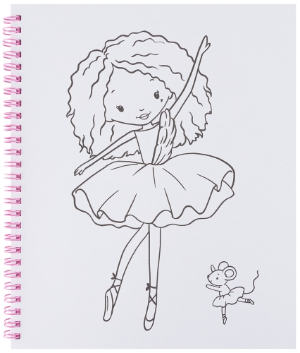 Картинка Альбом для раскрашивания Princess Mimi Colouring Book Принцесса Мими с пайетками в виде сердца 0410839/0010839 4010070427771 фото 7