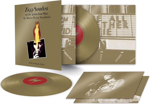 Картинка David Bowie Ziggy Stardust And The Spiders From Mars The Motion Picture Soundtrack 50th Anniversary Edition Gold Vinyl (2LP) Parlophone Music 402068 5054197561153 фото 2