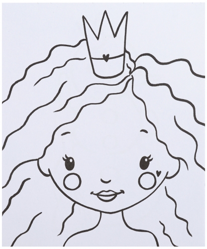 Картинка Мини-альбом для раскрашивания с восковыми мелками в сумочке Princess Mimi Colouring Book 046343 4010070393762 фото 6