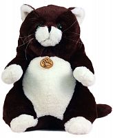 Картинка Игрушка мягкая Толстый кот 33 см (горький шоколад) Lapkin AT365260 4627093652600