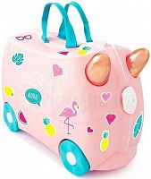 Картинка Детский чемодан Фламинго Флосси на колесиках Trunki 0353-GB01 5055192203536