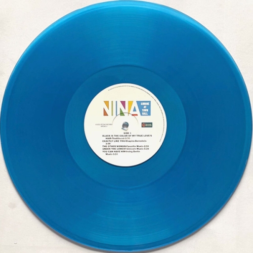 Картинка Nina Simone At Town Hall Blue Marble Vinyl (LP) Second records 401742 9003829978049 фото 3