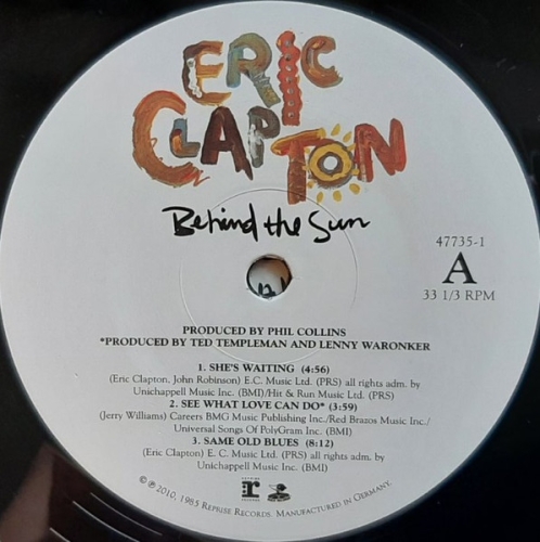 Картинка Eric Clapton Behind The Sun (2LP) Reprise Records 401718 093624968825 фото 7