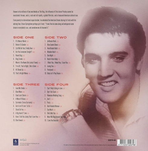 Картинка Elvis Presley 40 Golden Classics (2LP) Bellevue Music 401412 5711053020796 фото 3