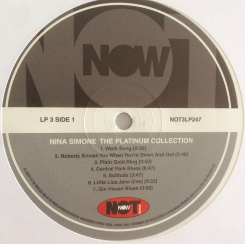 Картинка Nina Simone The Platinum Collection White Vinyl (3LP) NotNowMusic 395369 5060403742476 фото 4